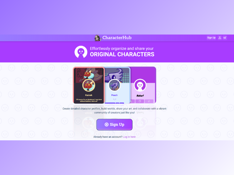 CharacterHub-Original Characters