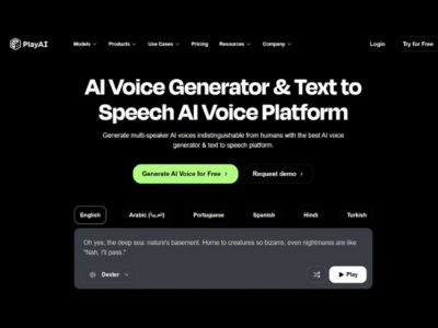 PlayHt - AI Voice Generator
