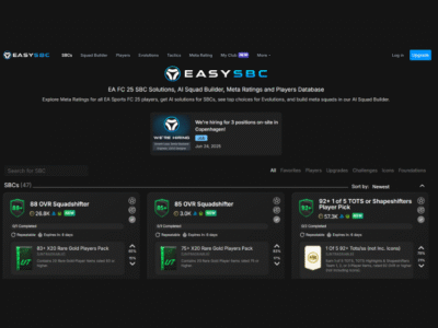 EasySBC - AI Squad Builder