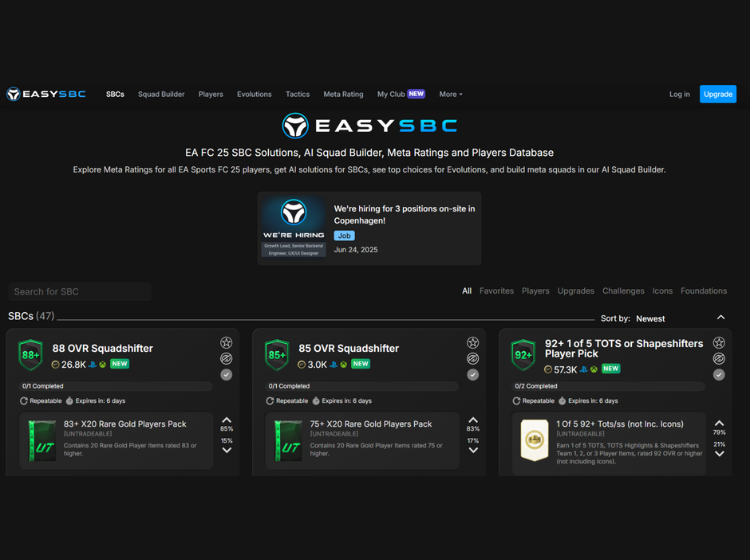 EasySBC - AI Squad Builder