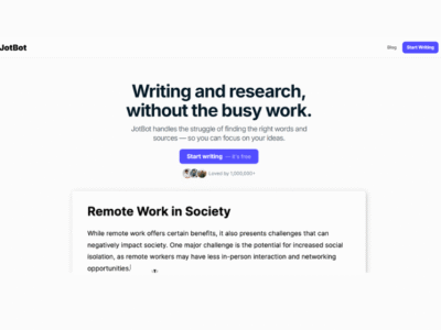 My JotBot AI - Writing Assistant