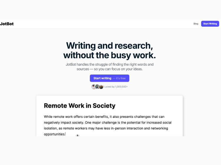 My JotBot AI - Writing Assistant