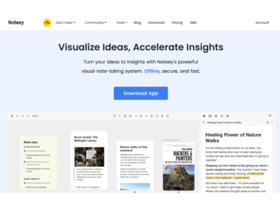 Noteey - Visual Note-Taking App