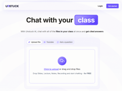 Unstuck AI - Chat with Your Class