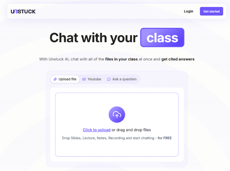 Unstuck AI - Chat with Your Class