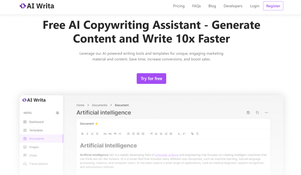 AI tools for content marketing 