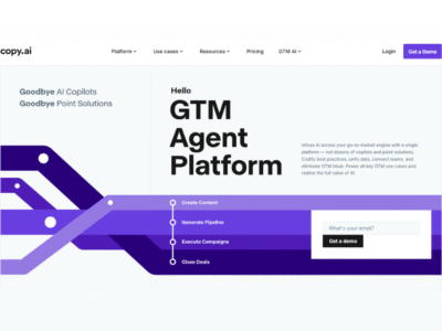 Copy AI - GTM AI Platform
