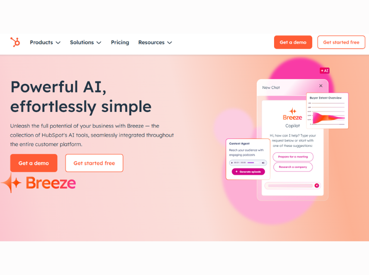 Breeze HubSpot's AI Tool