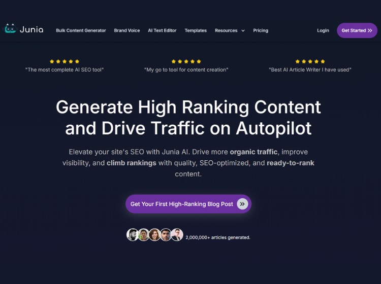 Junia AI - SEO Content Writer