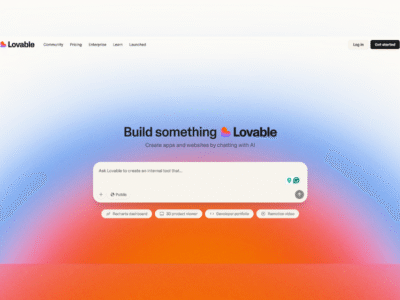 Lovable AI App Builder