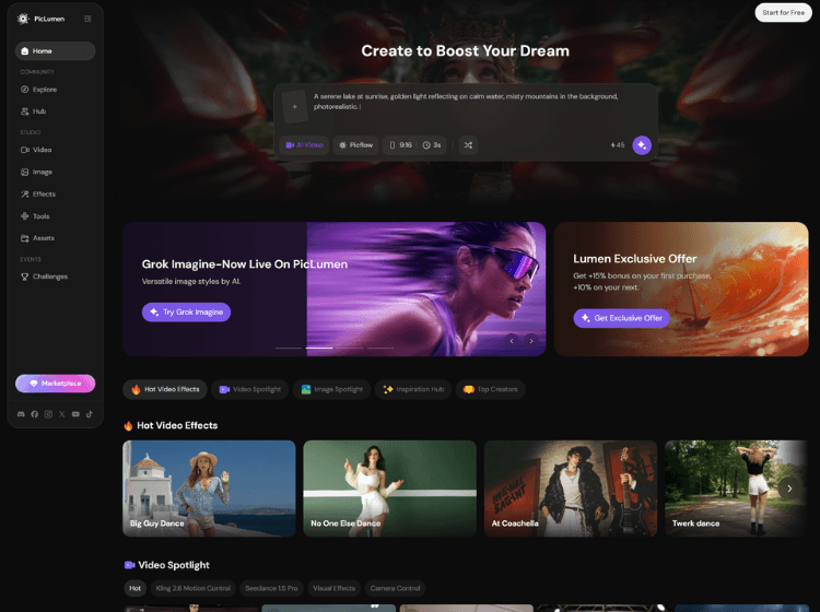 Piclumen AI Video and Image Tool