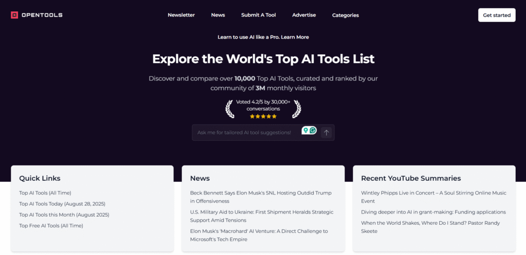 Top AI tool directories