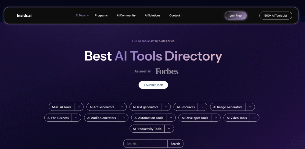 AI tool directories