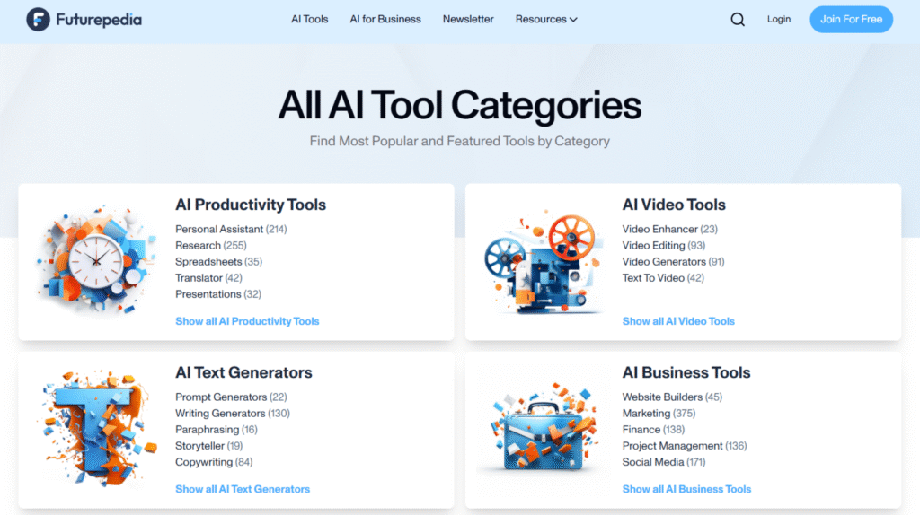 AI tool directory