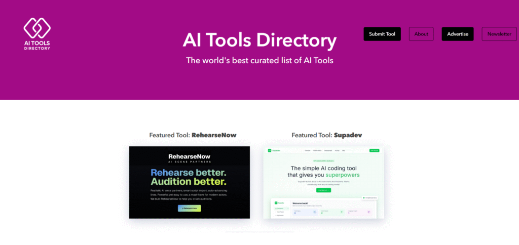 AI tool directory
