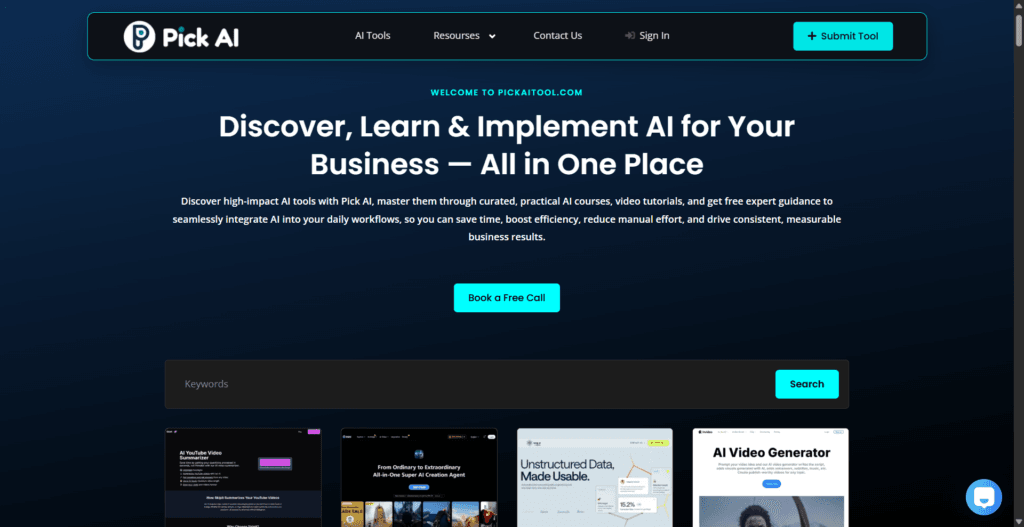 Pick AI is one of the best AI tools directory