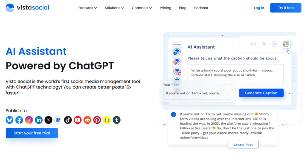 AI tools for social media marketing 