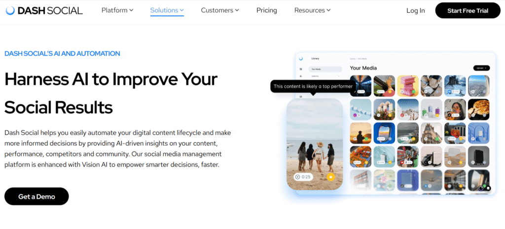 best AI social media marketing solutions 