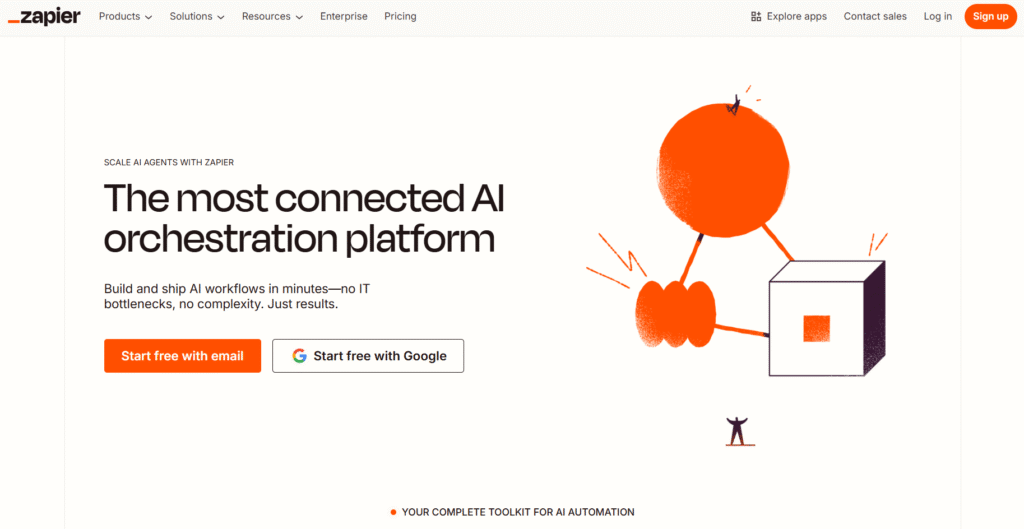 Zapier as a AI B2b marketing tool