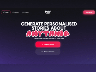 Dreampress AI - Story Generator