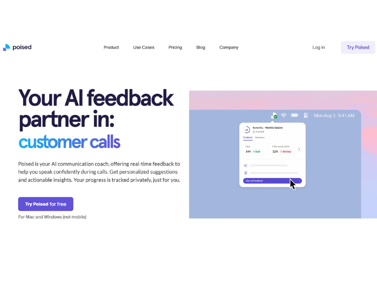 Poised AI - Feedback Partner