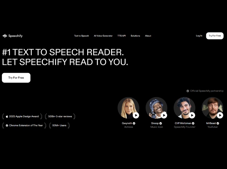 Speechify AI - Text to Speech