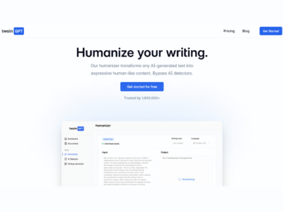 TwainGPT - Humanize AI Text
