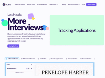 Huntr - AI Job Search Tools