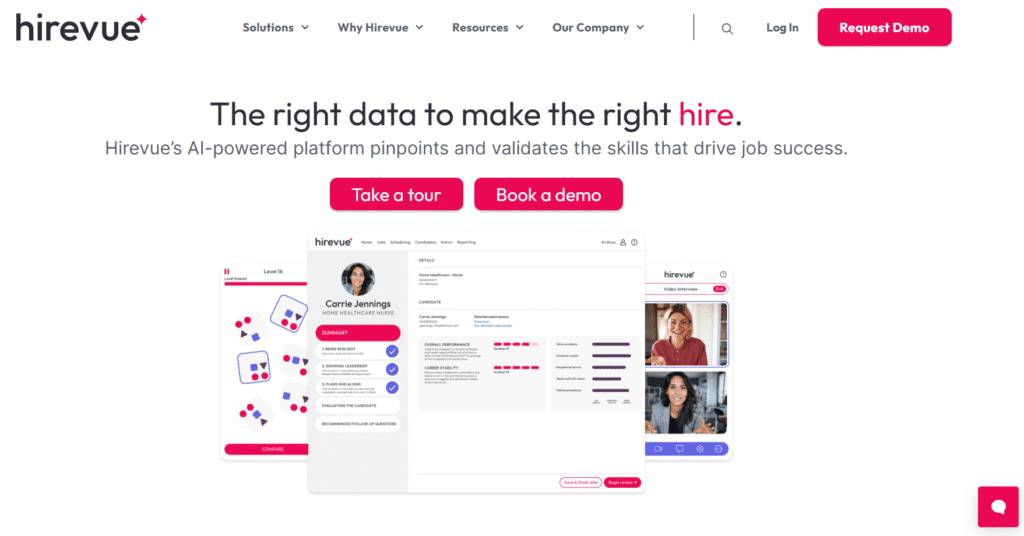 HireVue as AI recruitment tool