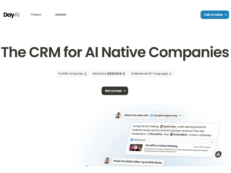 Day AI-native CRM Tool