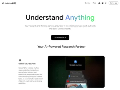 Google NotebookLM Tool