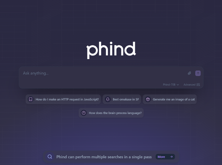 Phind AI Search Engine