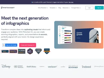 Piktochart AI Infographic Tool