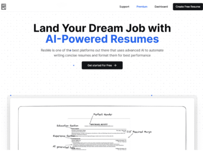 ResMe AI Resume Builder