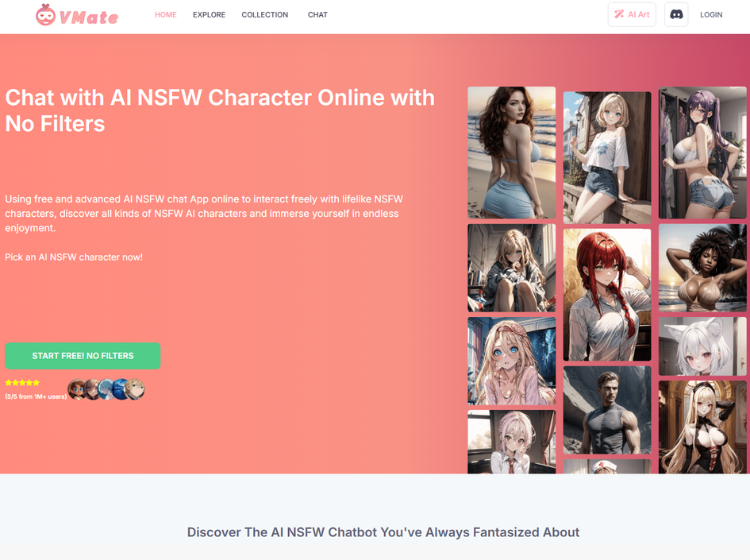 Vmate Best AI Chatbots