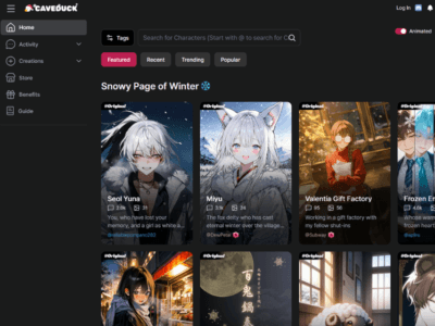 Caveduck AI Character Chat