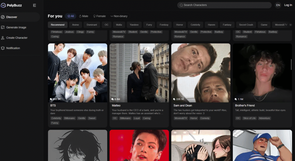 Polybuzz Joyland AI Alternative