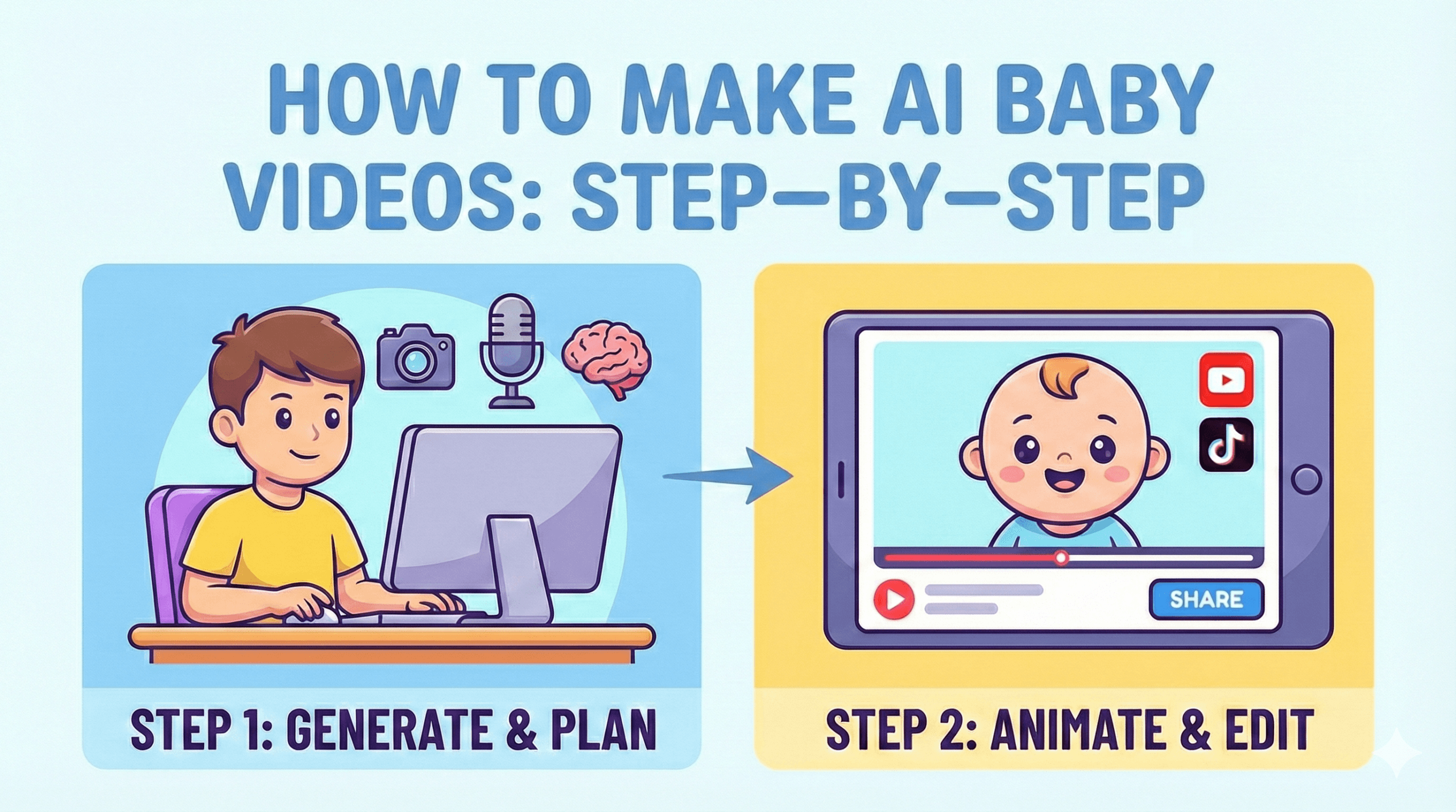 How to create baby videos using AI