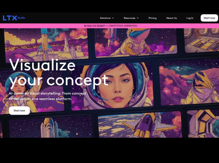 LTX Studio as one of the best Vidnoz AI Competitors