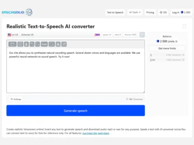 SpeechGen Text to Speech