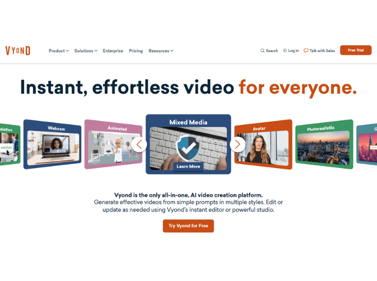 Vyond as a Vidnoz AI Alternative