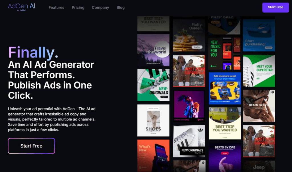 AdGen as an Top Creatify AI alternative