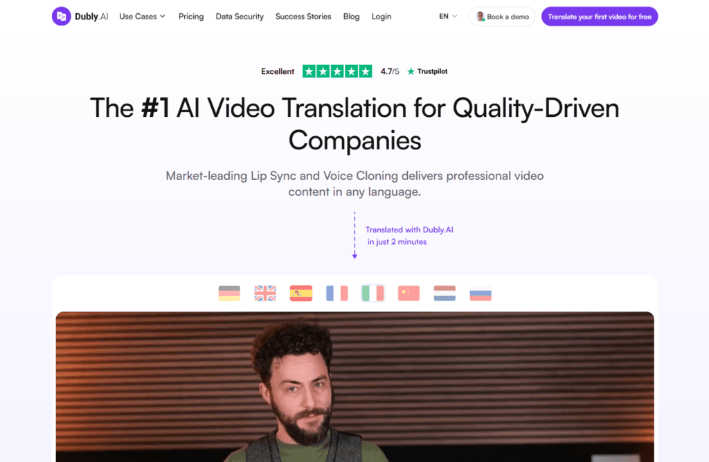 AI tools for video translation