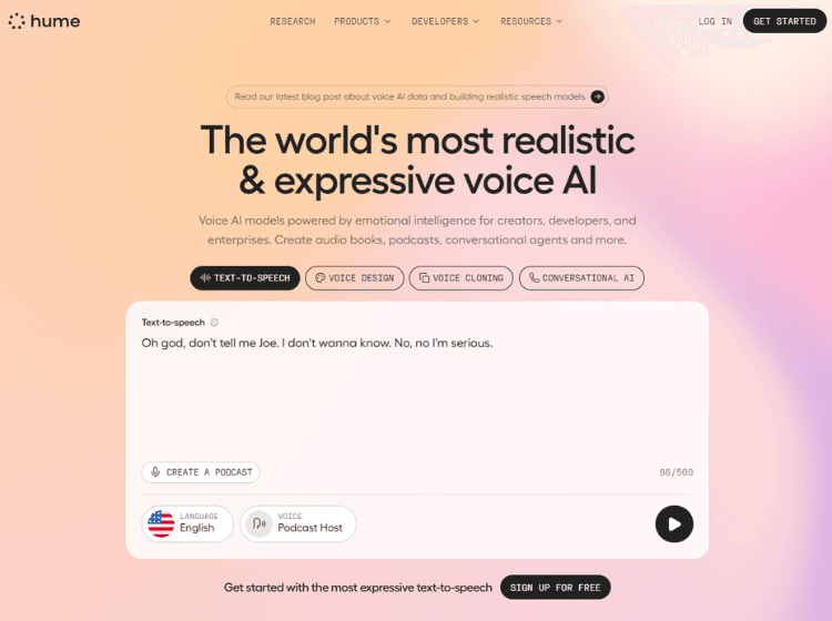 Hume AI Voice