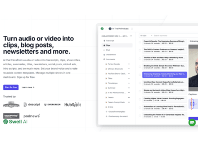 Swell AI | Repurpose Audio & Video