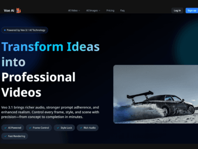 Voe AI Video Generation Platform