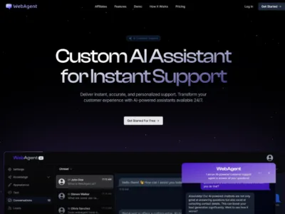 WebAgent AI Assistant for Support