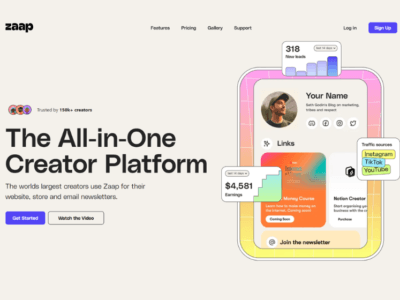 Zaap AI Creator Platform