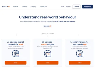 Accurat AI Location Intelligence