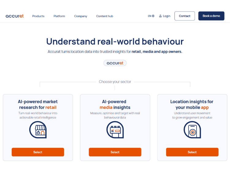 Accurat AI Location Intelligence